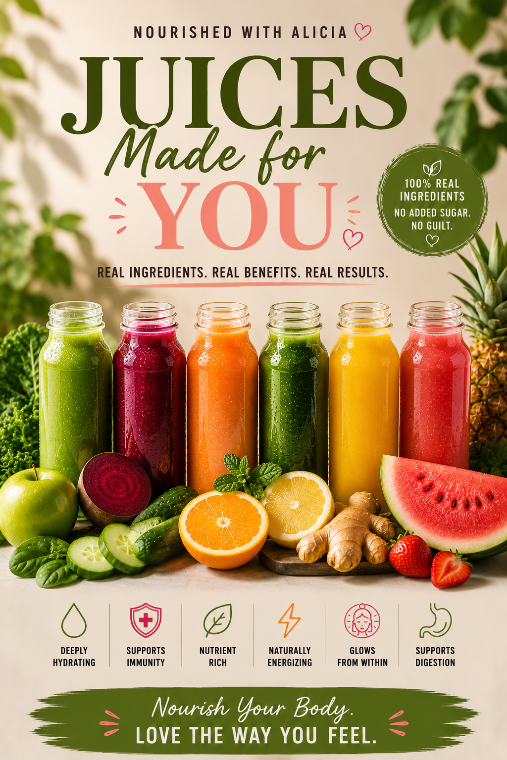 Sip Your Glow - Fresh Juice Recipes