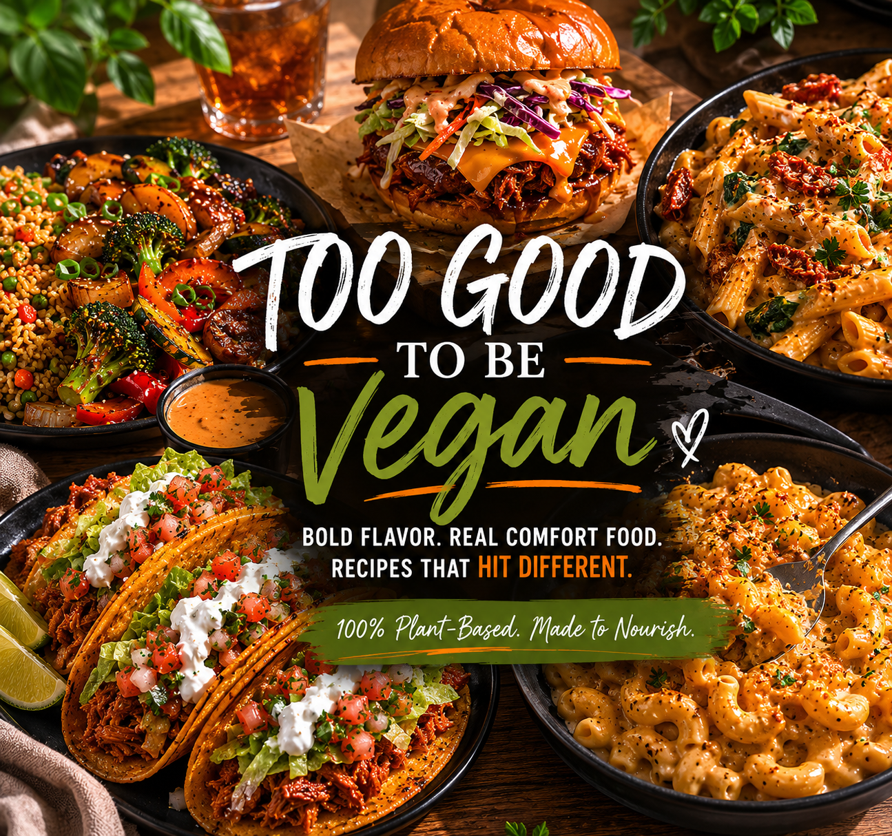 Too Good To Be Vegan- Comfort Food